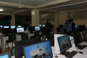 Professor Gabbisa Library Under Ground Smart Computer Lab