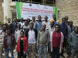 A Training Workshop on Information Literacy, Reference Management and R research Tool has been successfully held at ACE Climate SABC, Haramaya University