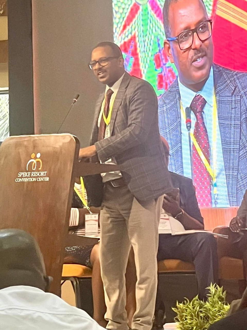 The delegation from Haramaya University Dr. Jemal Yousuf